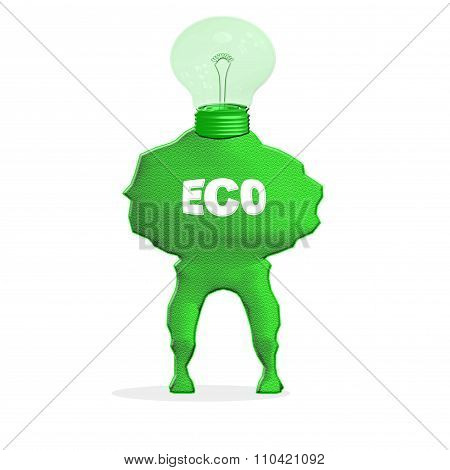 man light bulb