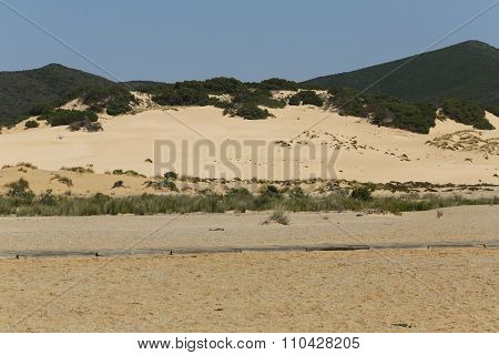 Piscinas Beach In Sardinia