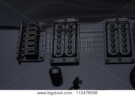 Black Guitar Background