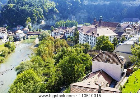 Fribourg, Landscape Of Green Areas