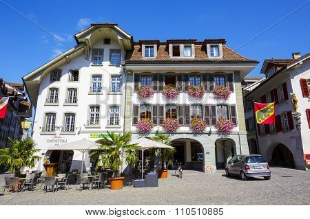 Residential House And Commercial Building In Thun