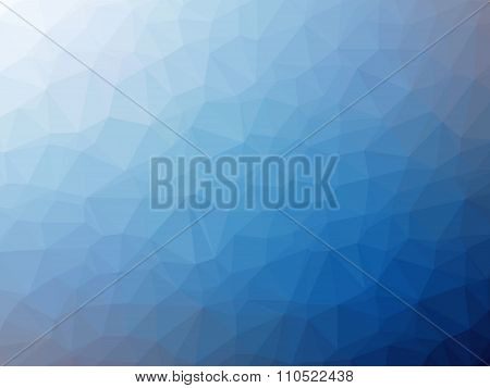 White Blue Gradient Polygon Shaped Background