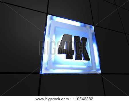 4K pictogram (UHDTV)