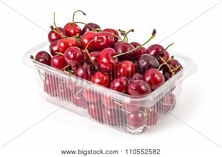 Fresh ripe organic cherries