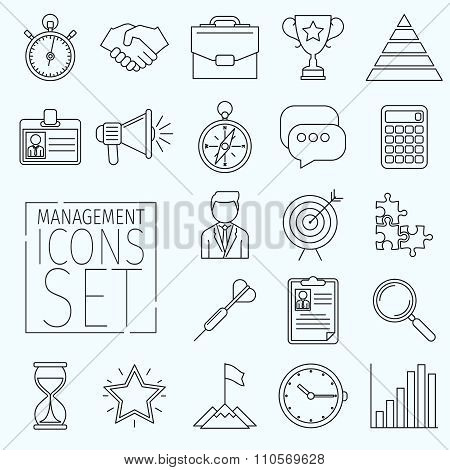 Line icons management