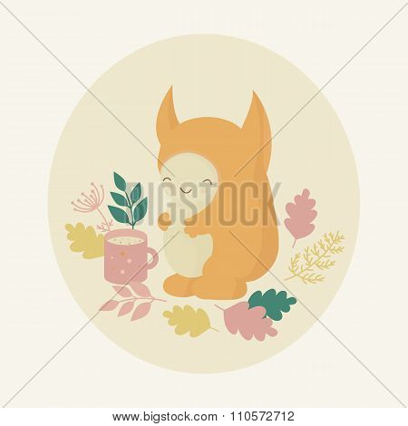 Vector Monster And Tea