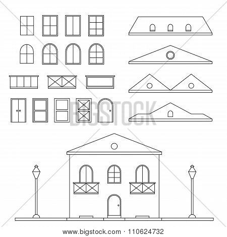 Vector Lineart House Generator