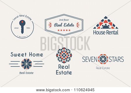 Vector asian logo templates