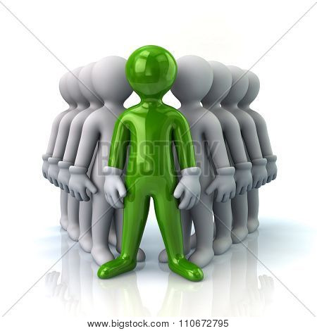 Green Leader And Team