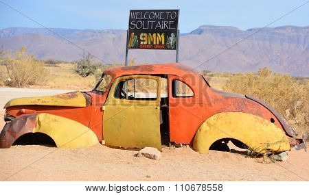 Abandoned car