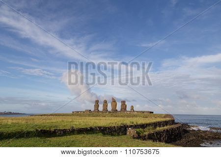 Ahu Tahai on Easter Island