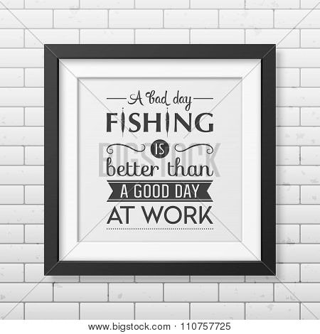 Quote typographical Background in the black frame