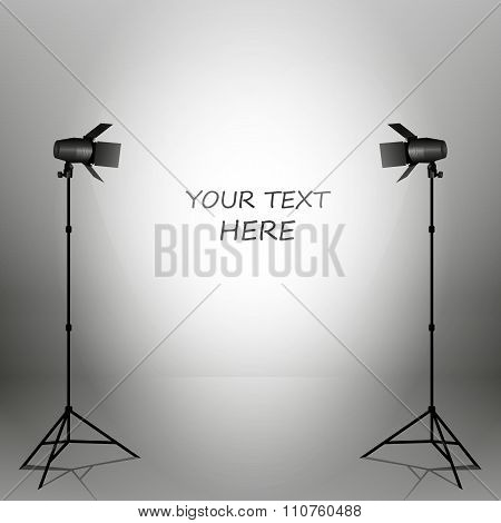 Studio With Spotlights