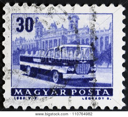Vintage postage stamp - isolated on black and white