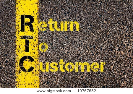 Accounting Business Acronym Rtc Return To Customer