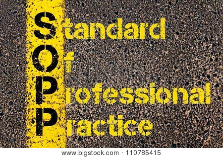 Accounting Business Acronym Sopp Standard Of Professional Practice