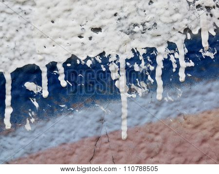 Close Up Of Plastered Painted Old Wall 5