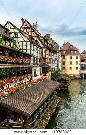 Quaint timbered houses of Petite France, Strasbourg, France