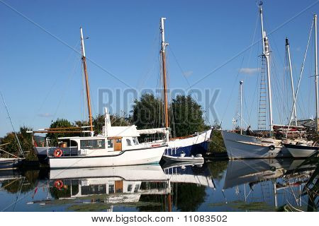 Boats on River Exe