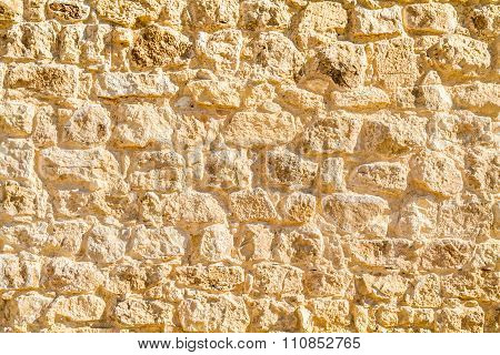 Ancient Stonework, Fragment Of A Wall