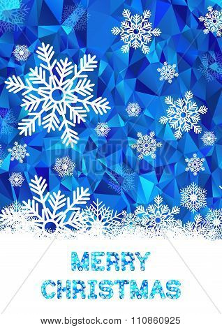 Cristmas greeting card vector template