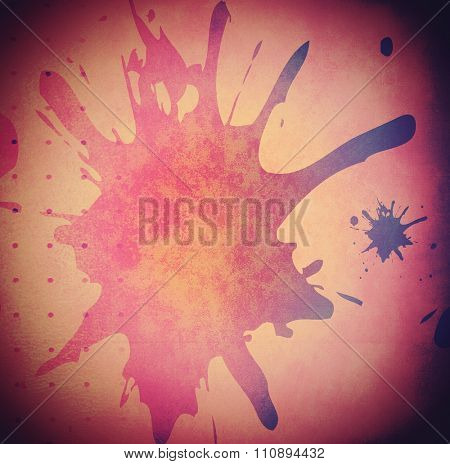 an abstract illustration with a shape and instragram filer applied
