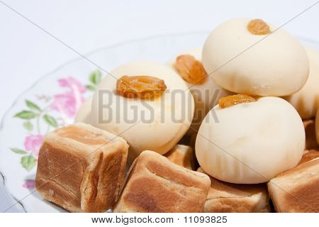 Thai Dessert und Snack-Moji-Würfel