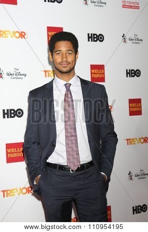 LOS ANGELES - DEC 6:  Alfred Enoch at the TrevorLIVE Gala at the Hollywood Palladium on December 6, 2015 in Los Angeles, CA