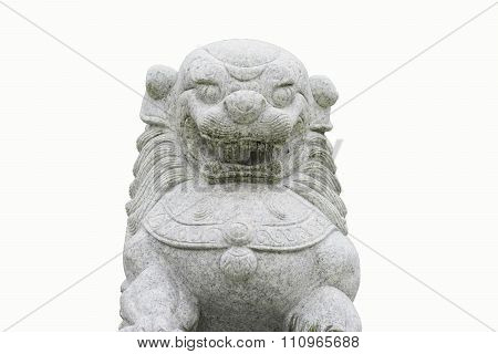 Lion Isolated On White
