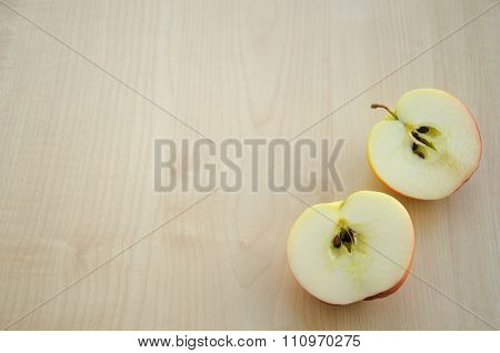 Two Halves Of An Apple