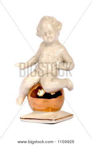 Escultura de porcelana