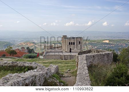 castle areal and Skanderbeg museum in Kruje, Albania