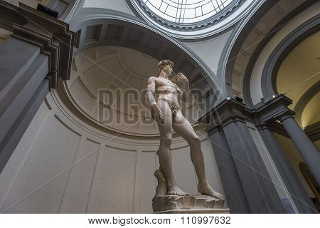 statues in the Bargello, Florence, Italy