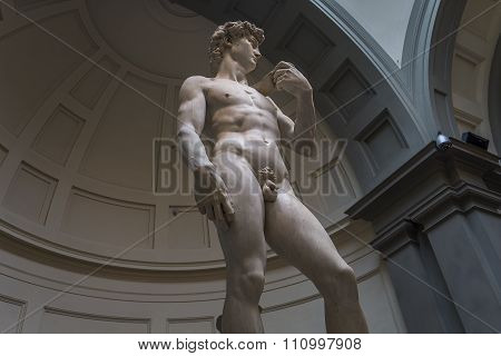 statues in the Bargello, Florence, Italy