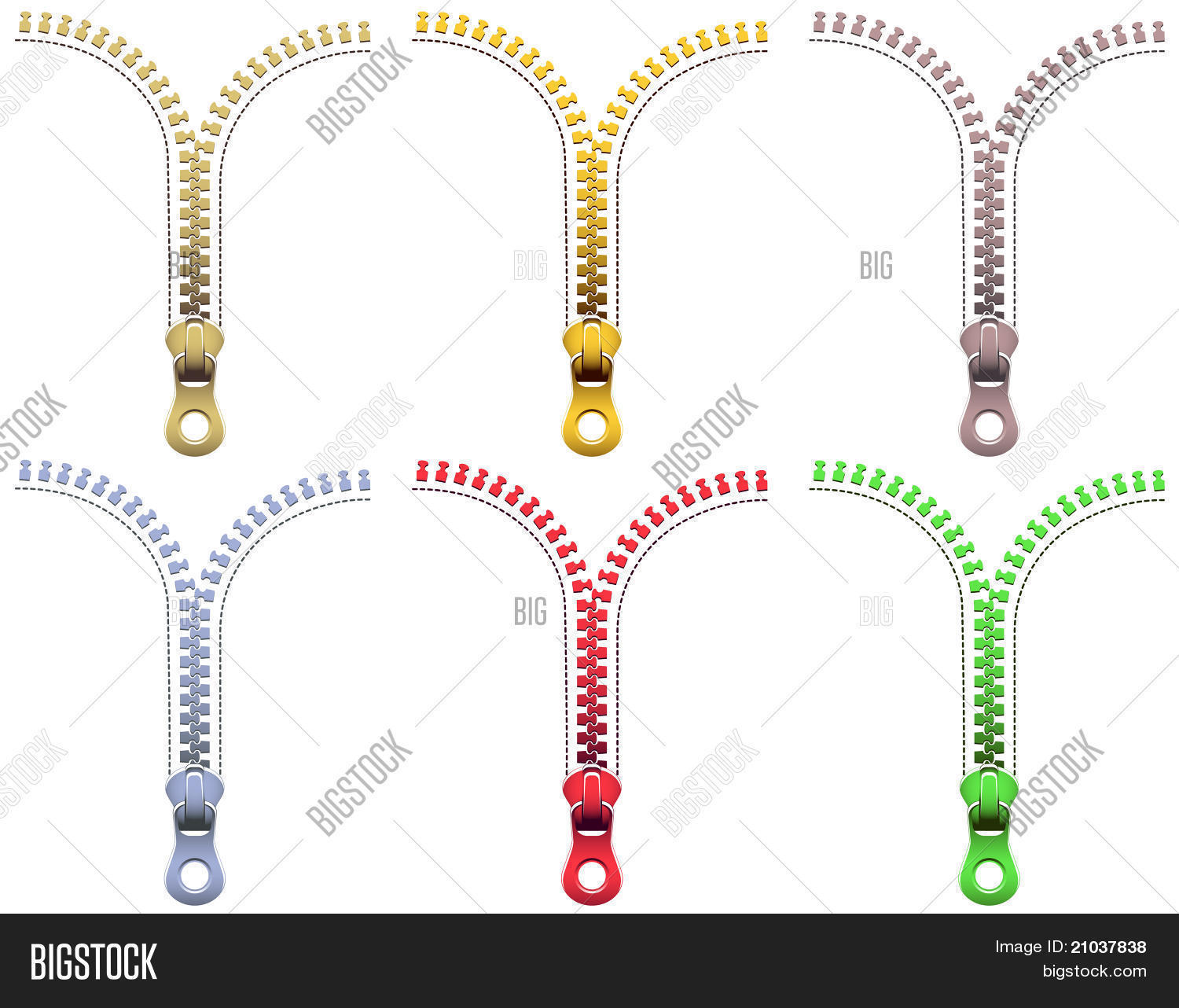 Zipper Fasteners Vector & Photo (Free Trial) Bigstock