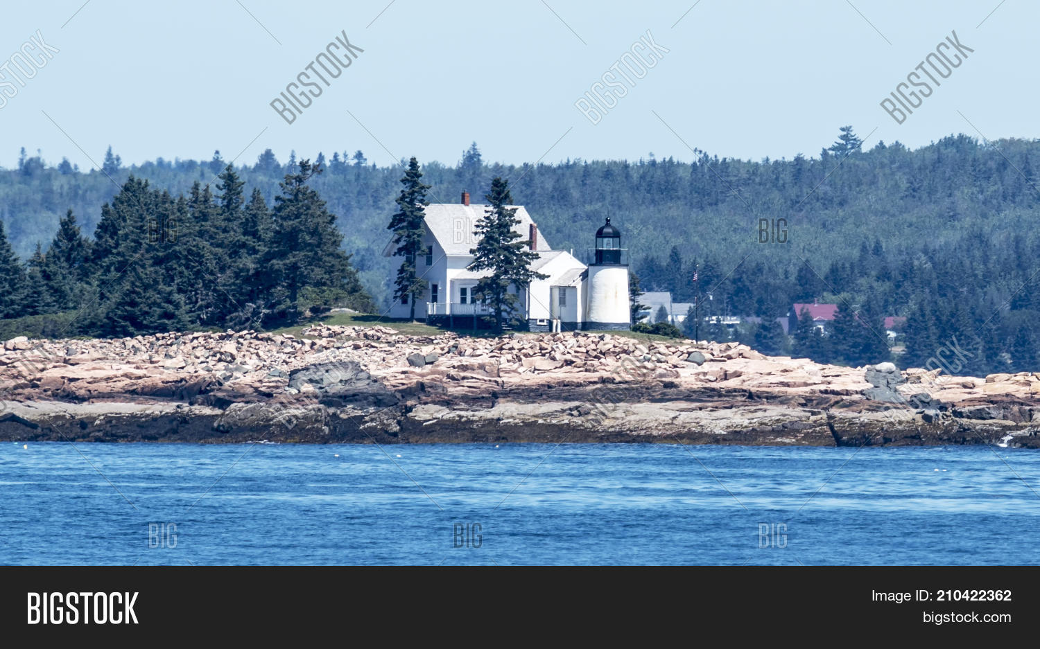 Winter Harbor Light Image & Photo (Free Trial) Bigstock
