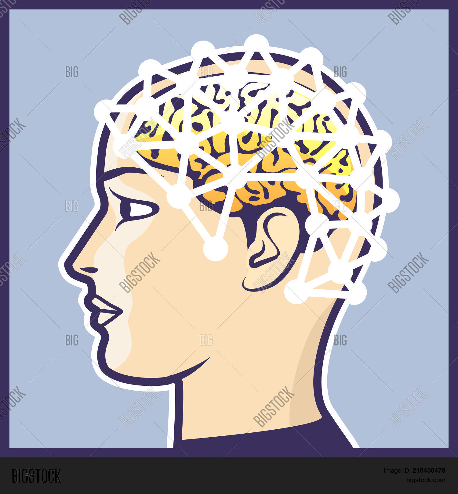 Eeg Brainwave Reading Vector & Photo (Free Trial) | Bigstock