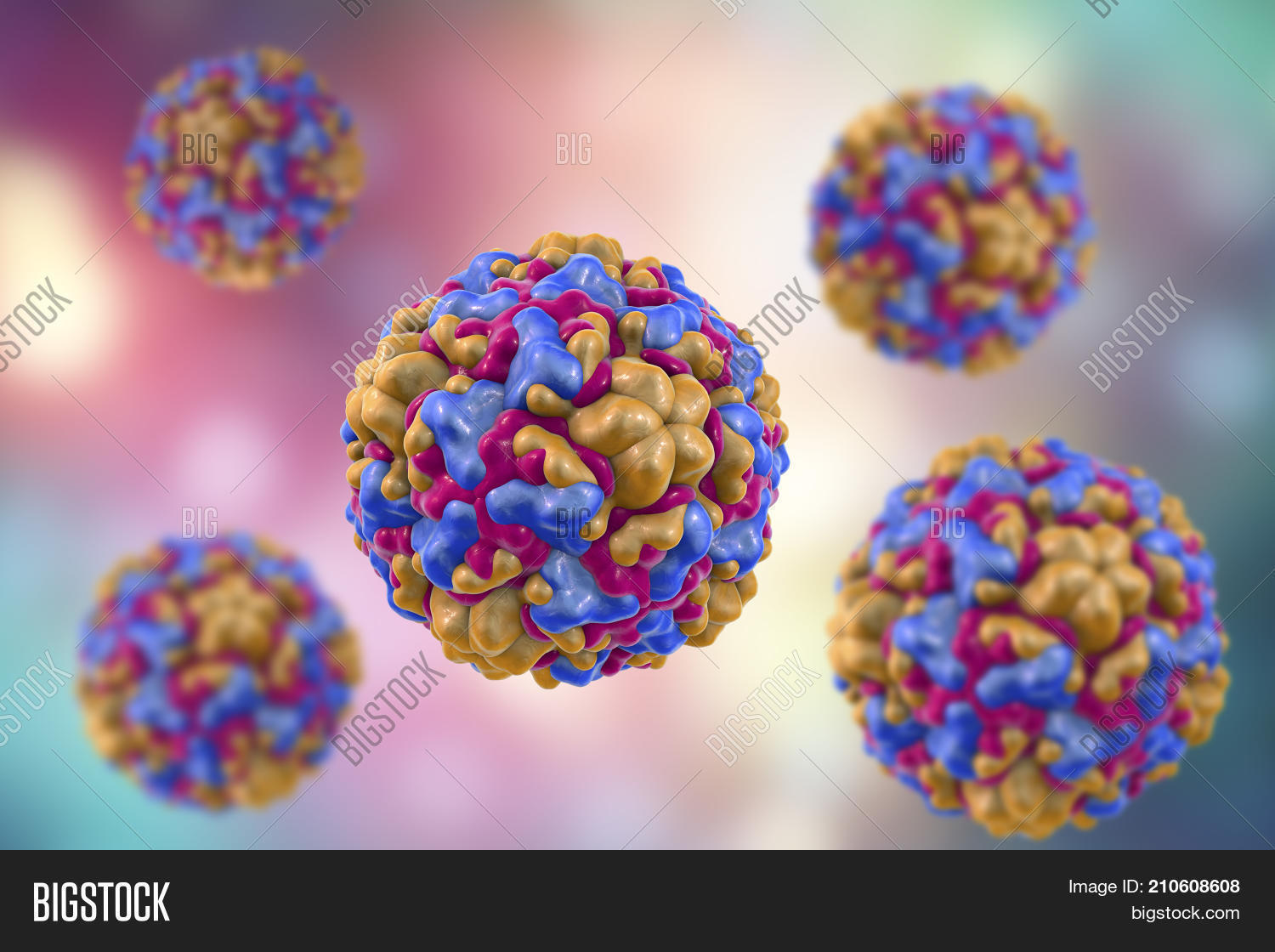 Rhinoviruses, Viruses Image & Photo (Free Trial) Bigstock
