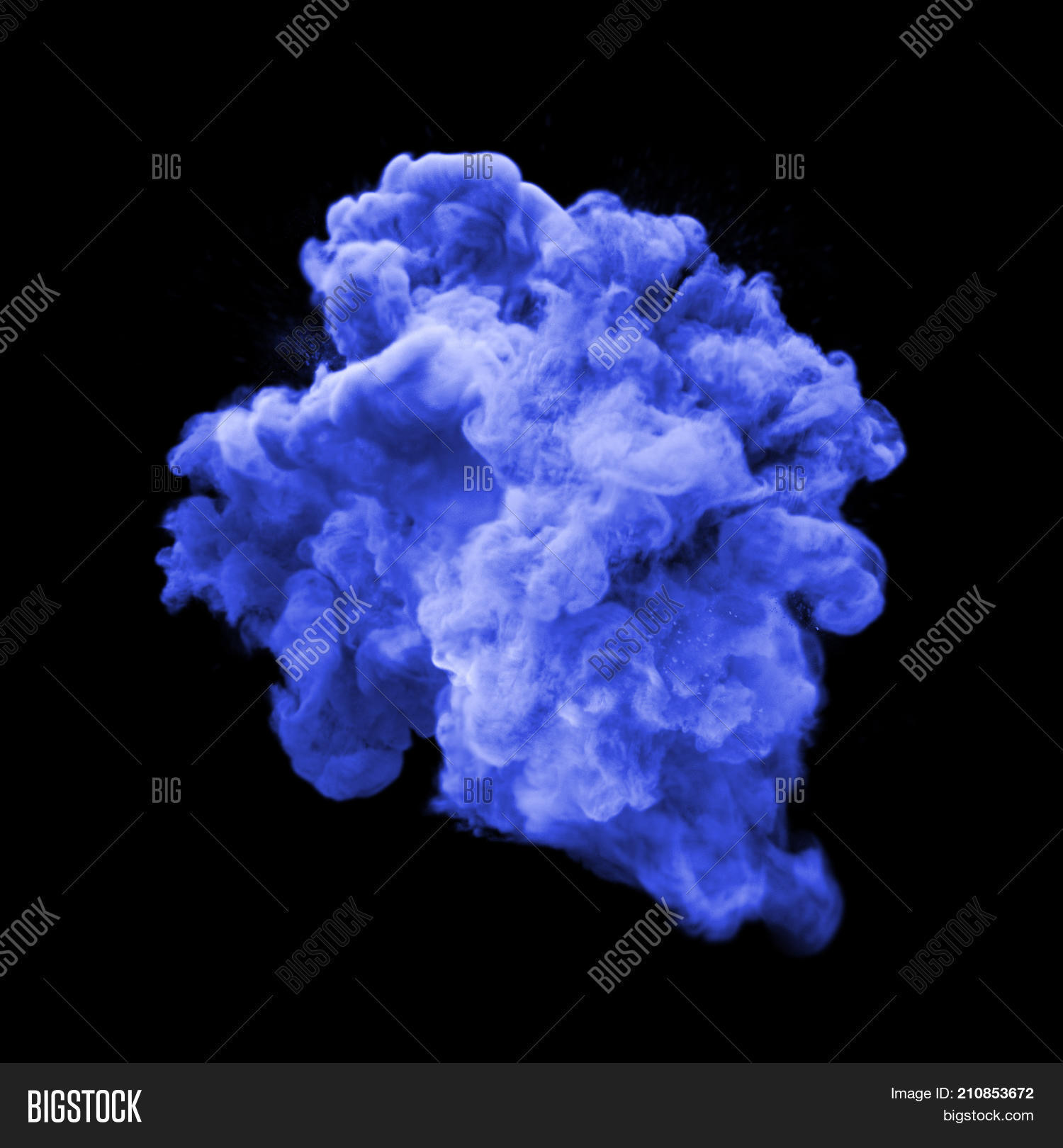 Paint Powder Blue Dust Image & Photo (Free Trial) Bigstock