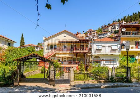 Architecture Of Kastoria, West Macedonia, Greece.