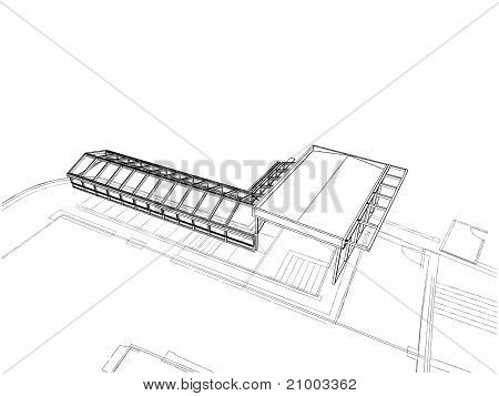 屋顶建筑矢量
