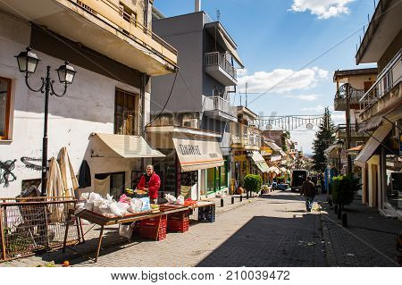 Architecture Of Kalambaka, Greece.