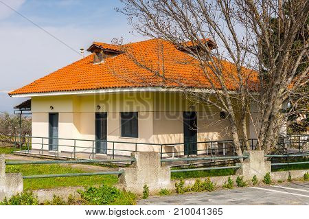 Vegina, A Small Town In Northern Greece