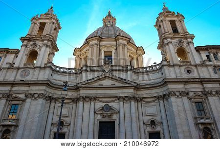 Saint Agnese in Agone is a 17th-century Baroque church in Rome, Italy.