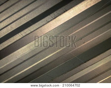 Modern shade of aluminium in shadow tone of dimension.