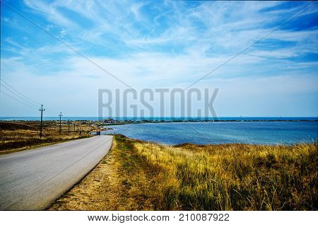 Landscape Of A Sea Spit