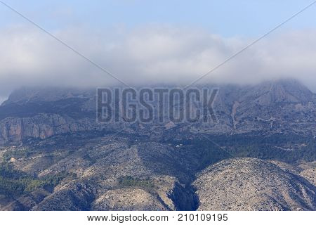 Mountains In The Interior Of Alicante