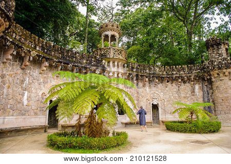 Palace The Quinta Da Regaleira Estate, Sintra, Portugal