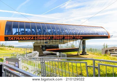 Tatranska Lomnica, Slovakia, A Skiing And Hiking Resort
