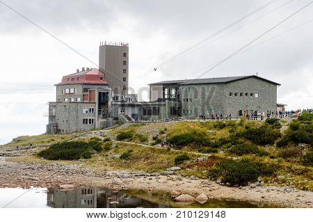 Tatranska Lomnica, Slovakia, A Skiing And Hiking Resort
